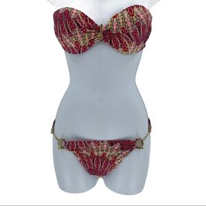 Victoria’s Secret Printed Bandeau Two Piece Bikini
